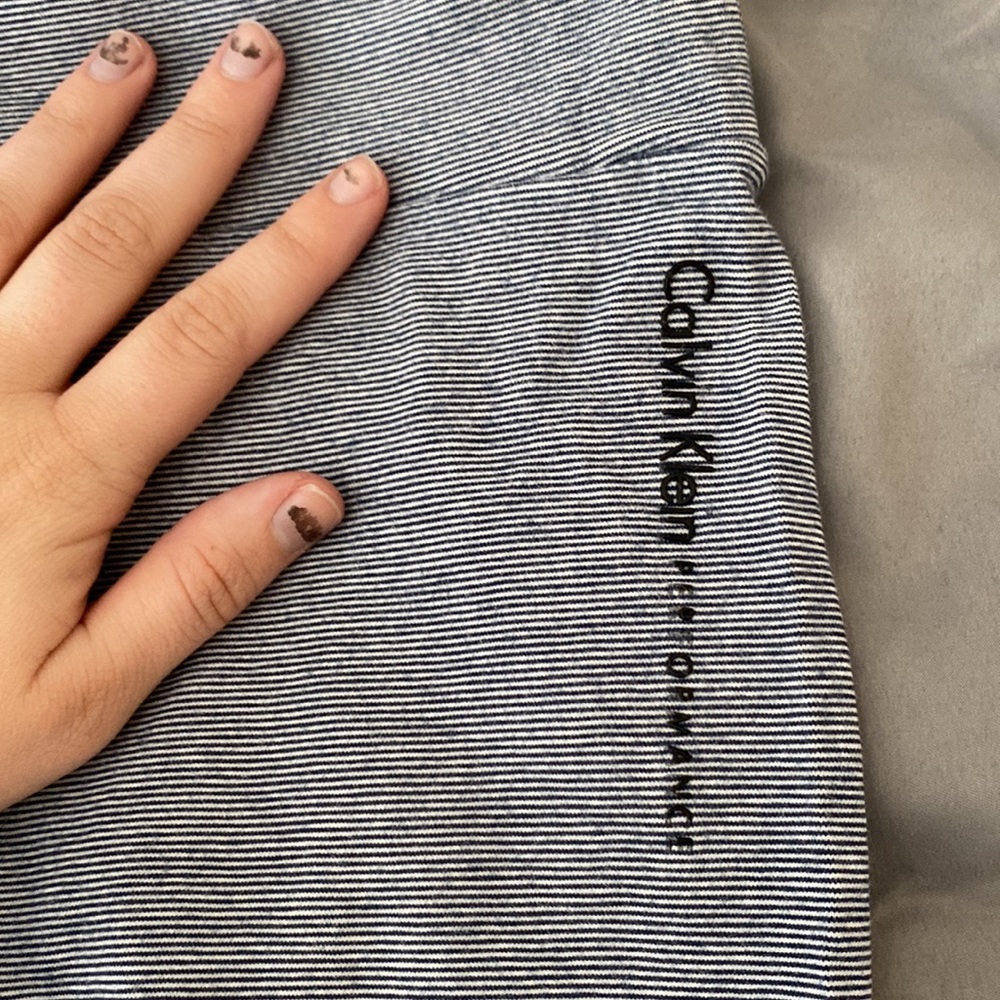 Striped Calvin Kline performance leggings